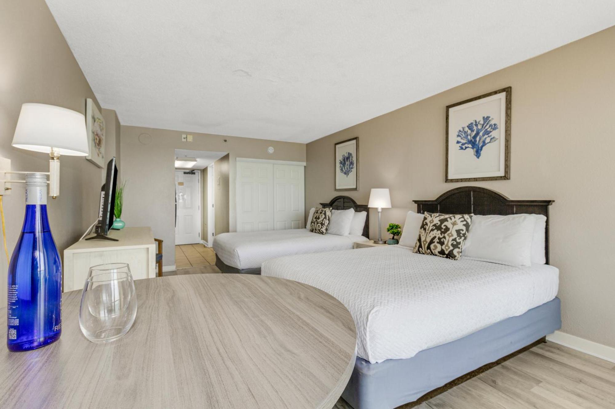 Oceanview Studio Escape With Beach Steps Away! 1828 Myrtle Beach Esterno foto