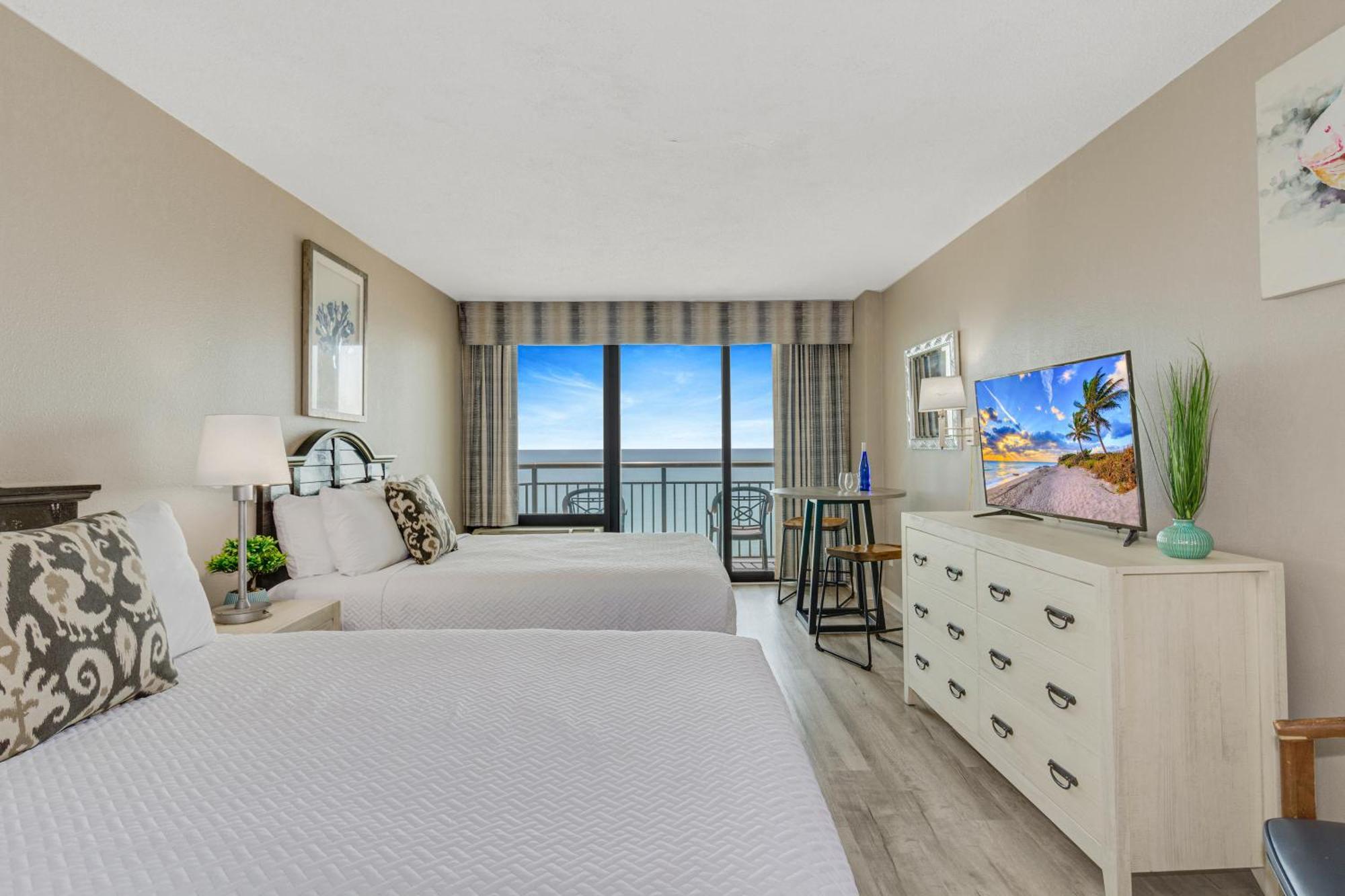 Oceanview Studio Escape With Beach Steps Away! 1828 Myrtle Beach Esterno foto